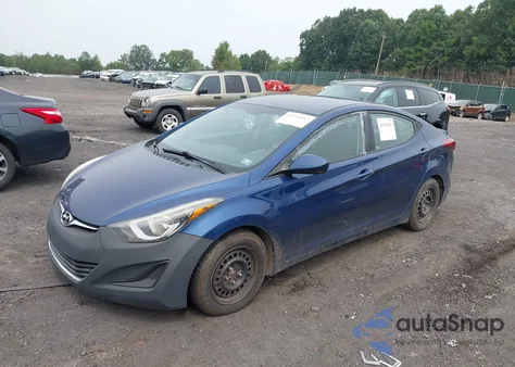 2016 Hyundai Elantra Se z USA, uszkodzony, nr VIN 5NPDH4AE1GH699857